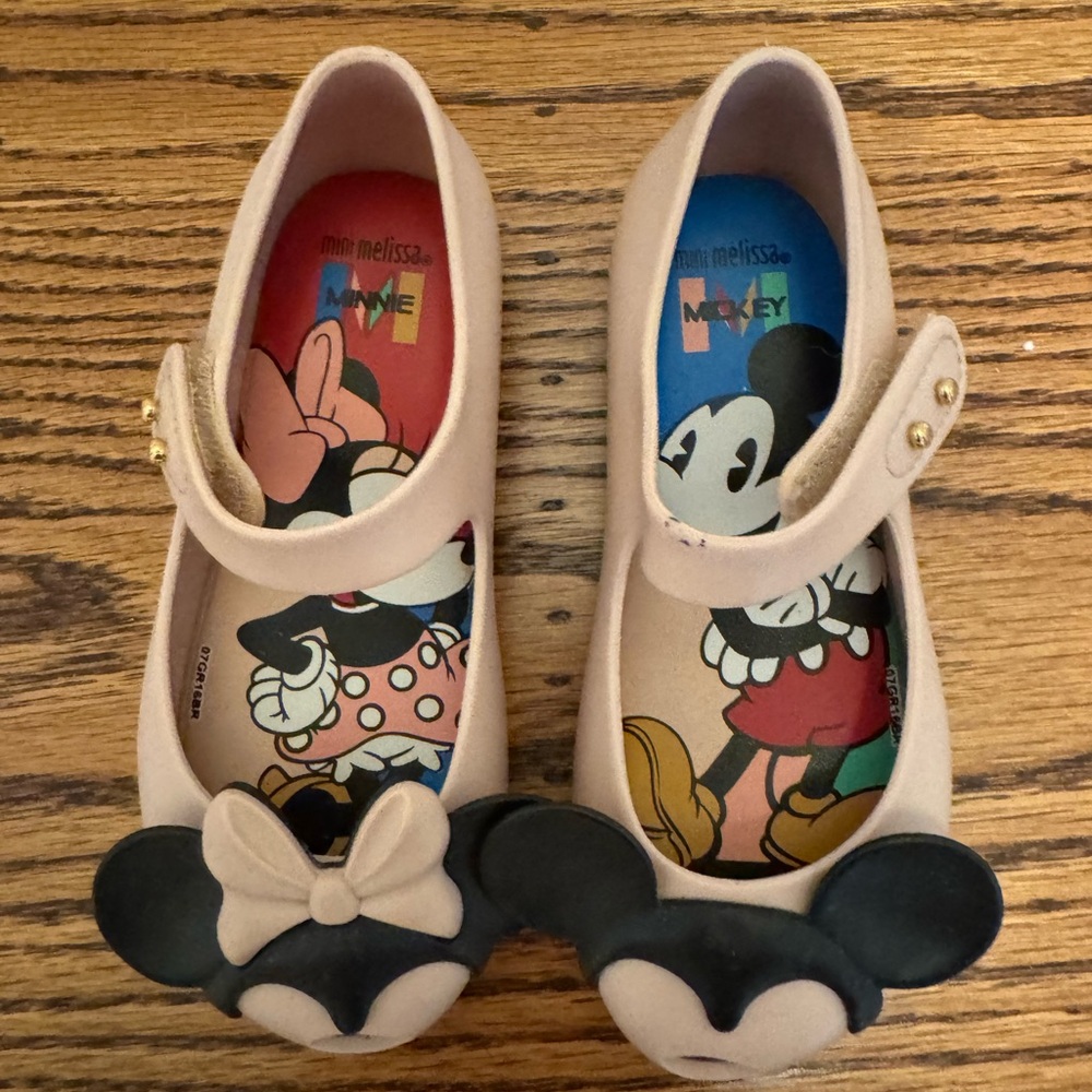 Mini Melissa Pink Disney Shoes